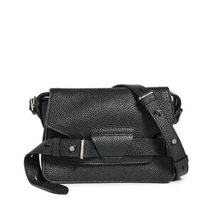 Proenza Schouler Small Beacon Leather Crossbody Bag – Black